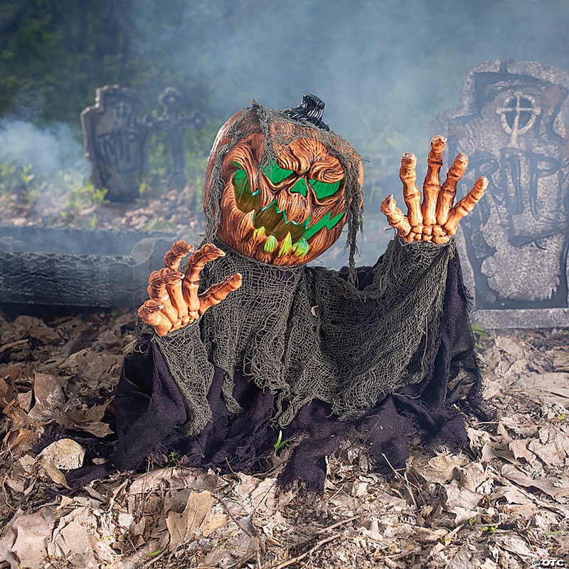 30 Animated Pumpkin Groundbreaker Halloween Decoration