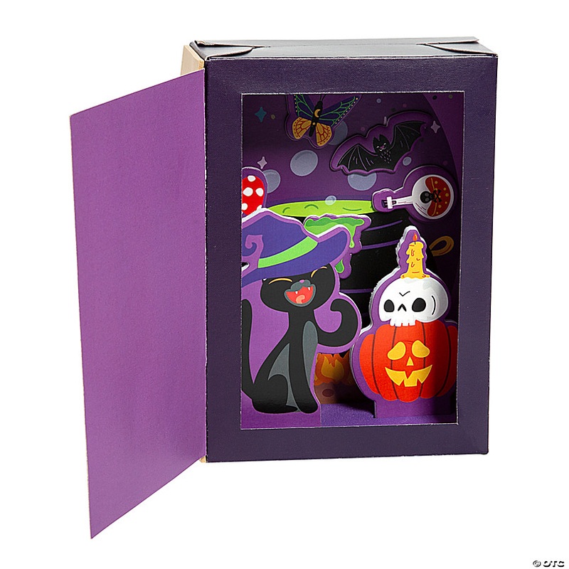 3D Halloween Spell Book Craft Kit - Makes 12