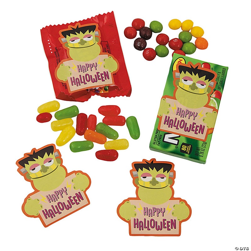 48 Pc. Happy Halloween Chewy Candy Fun Size Handouts for 24