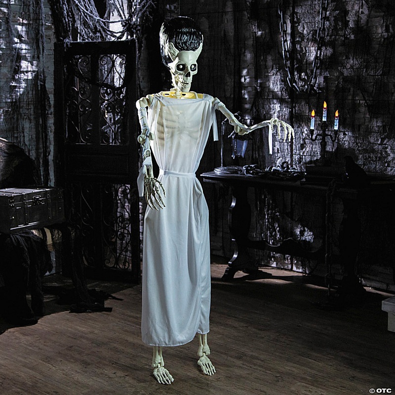 5 Ft. 4 Standing Monster Skeleton Halloween Decoration