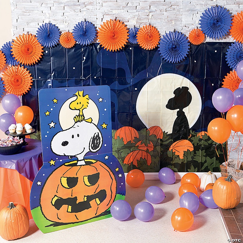 9 Ft. x 6 Ft. Peanuts Snoopy Halloween The Great Pumpkin Backdrop - 3 Pc.