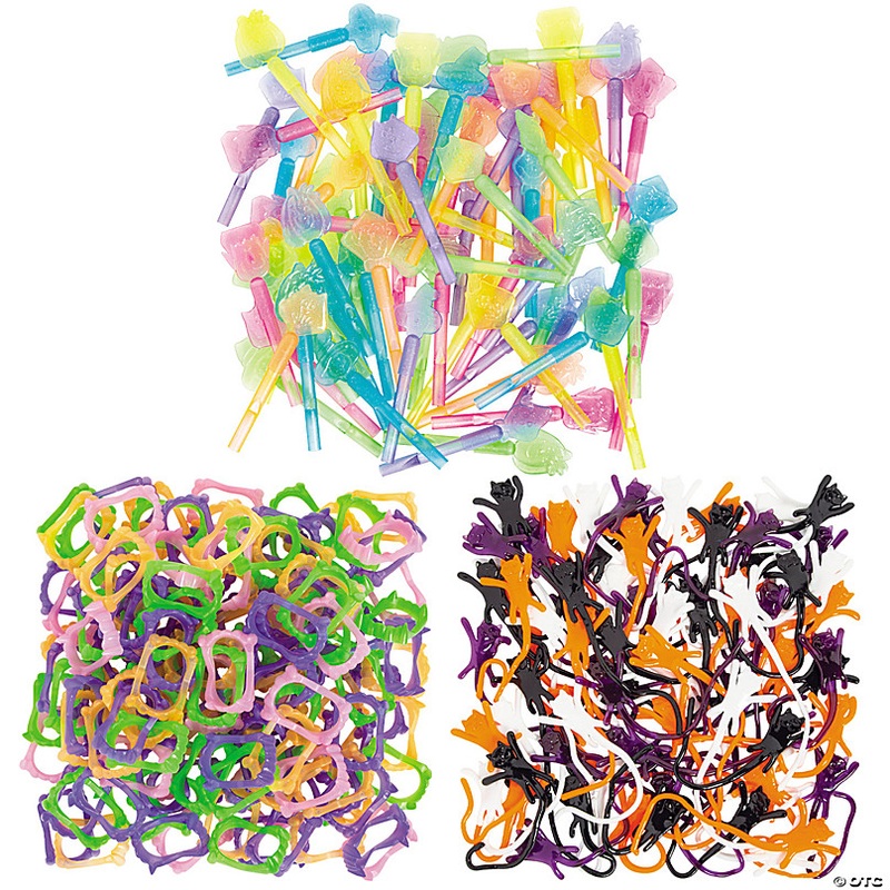 Bulk 288 Pc. Value Colorful Halloween Handout Kit