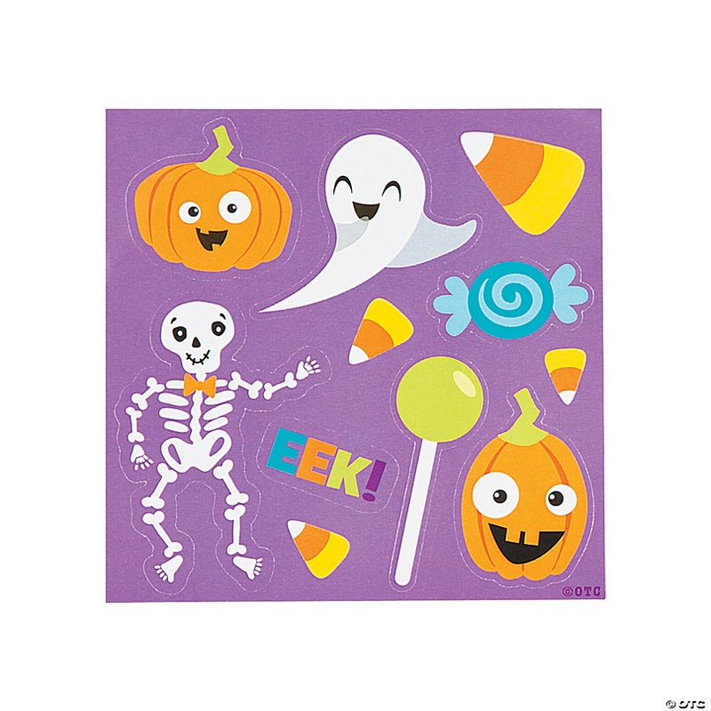 Bulk 50 Pc. Halloween Sticker Sheets