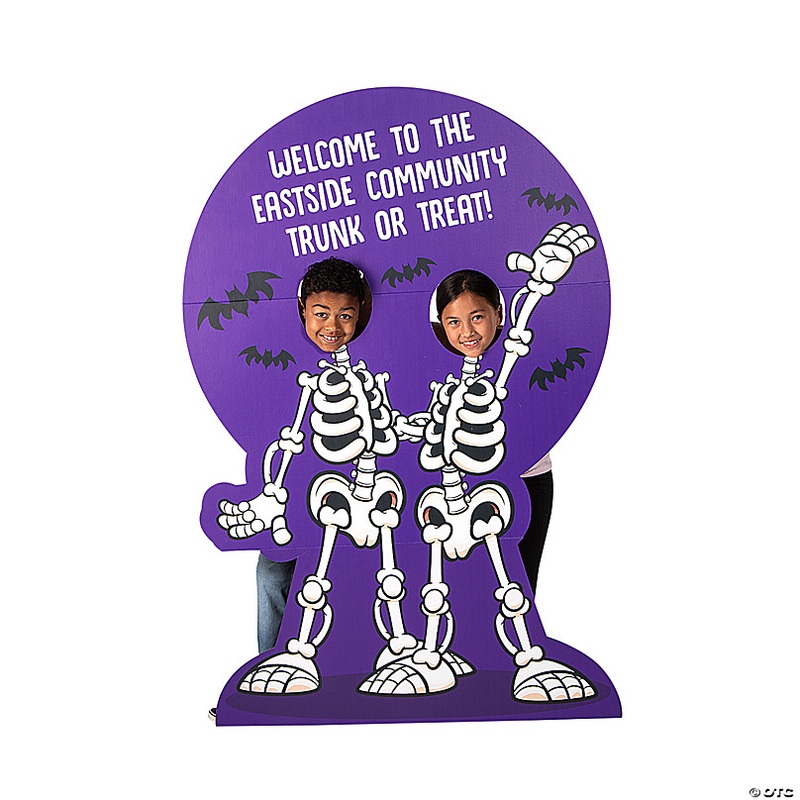 Personalized Skeleton Cardboard Cutout Stand-In Stand-Up